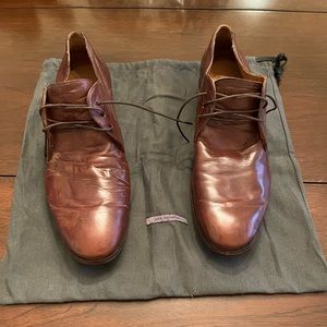 John Varvatos brown oxfords size 10.